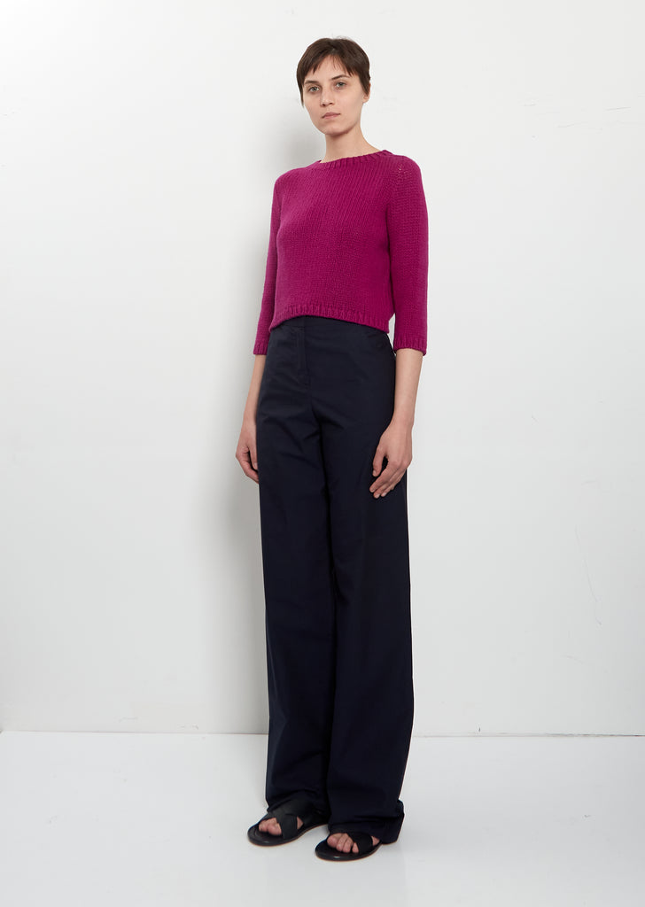 Bibi 3/4 Sleeve Cashmere Sweater