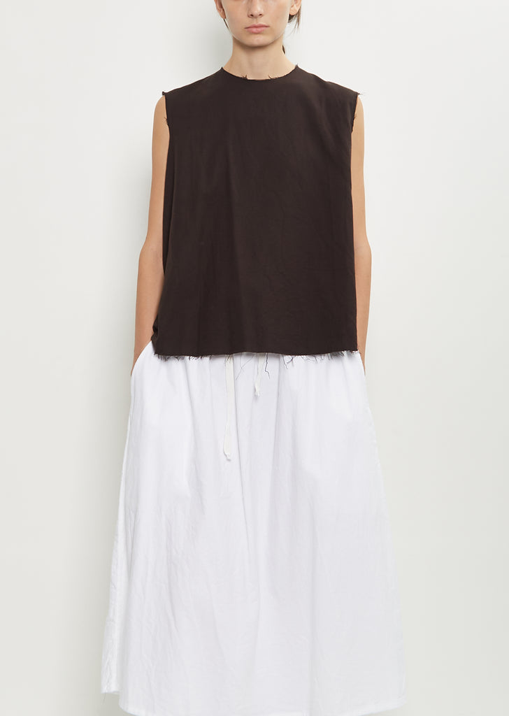 Sleeveless Cotton 12B-OE Top