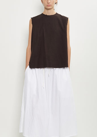 Sleeveless Cotton 12B-OE Top