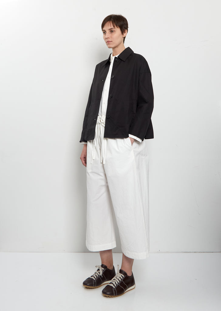 Juliette Technical Cotton Jacket— Black
