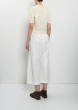 Luca Short Sleeve Cashmere Cardigan — Off White