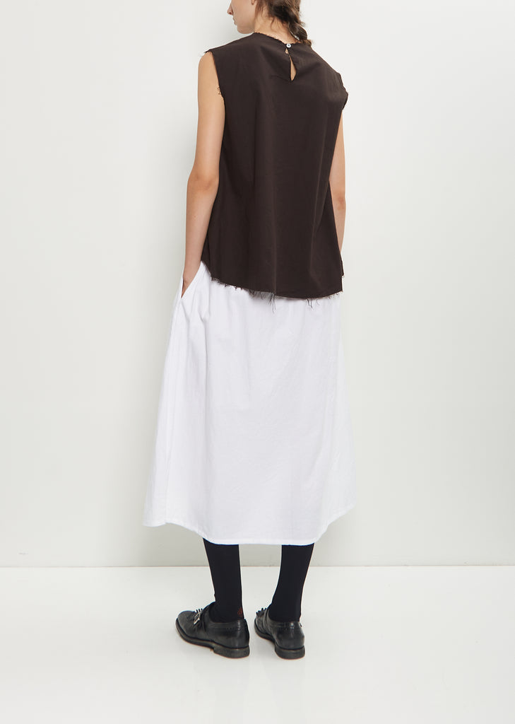 Sleeveless Cotton 12B-OE Top