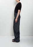 Luca Short Sleeve Cashmere Cardigan — Black