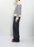 Sailor Striped Boxy Cashmere Sweater
