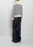 Sailor Striped Boxy Cashmere Sweater