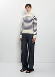 Sailor Striped Boxy Cashmere Sweater