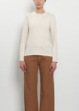 Long Sleeve Mini Boy Cotton T-Shirt — Oat Milk