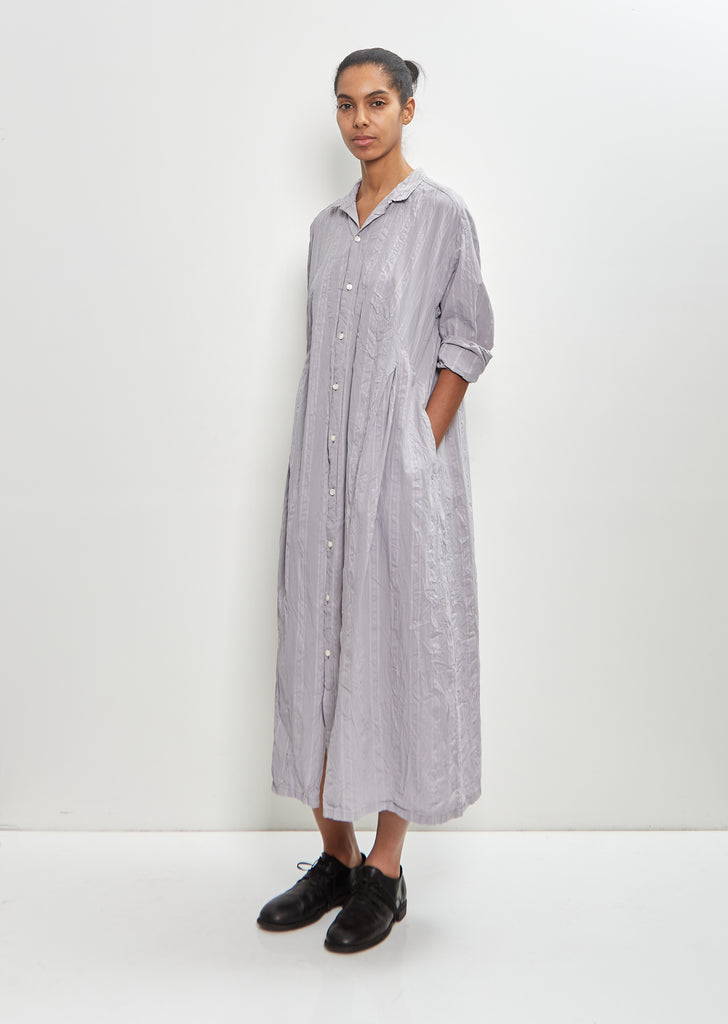 Cotton Dobby Shirt Dress