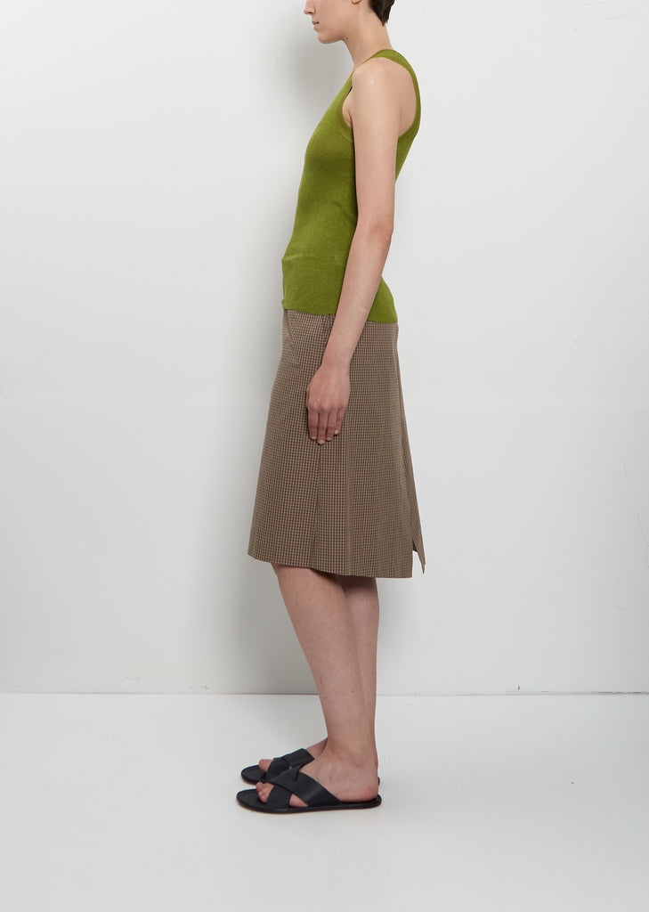 Heirloom Knit Tank — Asparagus