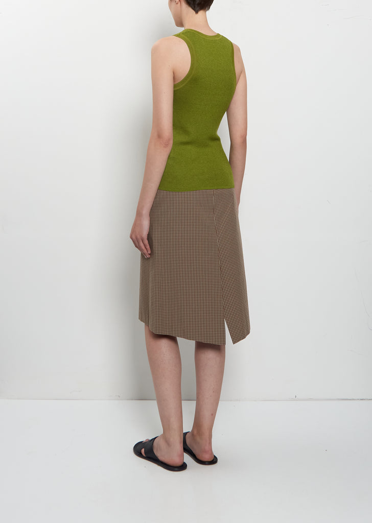 Heirloom Knit Tank — Asparagus