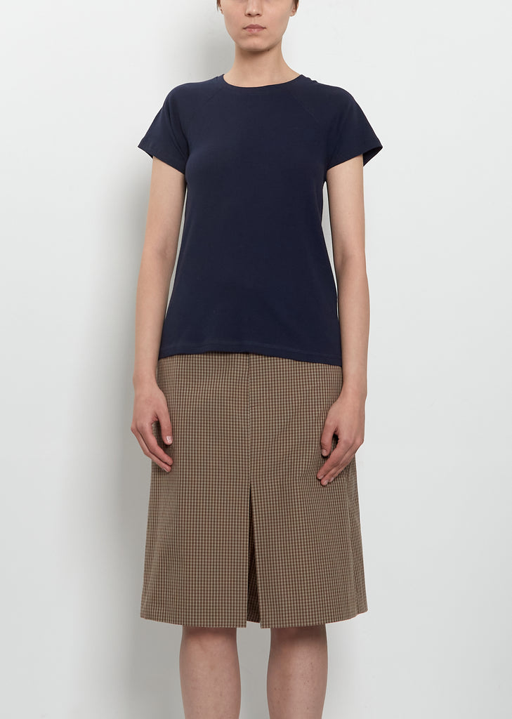 Raglan Cotton Tee — Marine