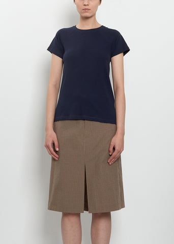 Raglan Cotton Tee — Marine