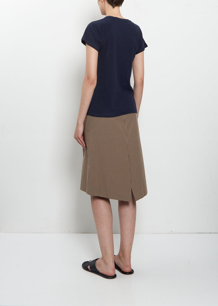 Raglan Cotton Tee — Marine