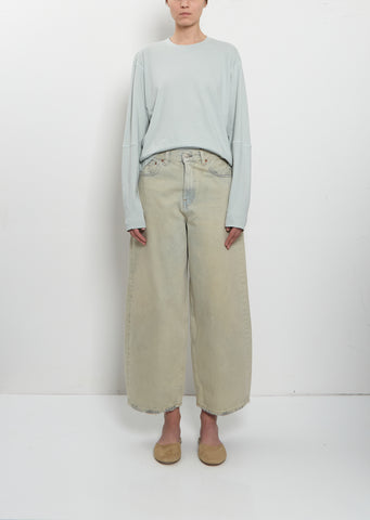 Cropped Roomy — Geyser Blue