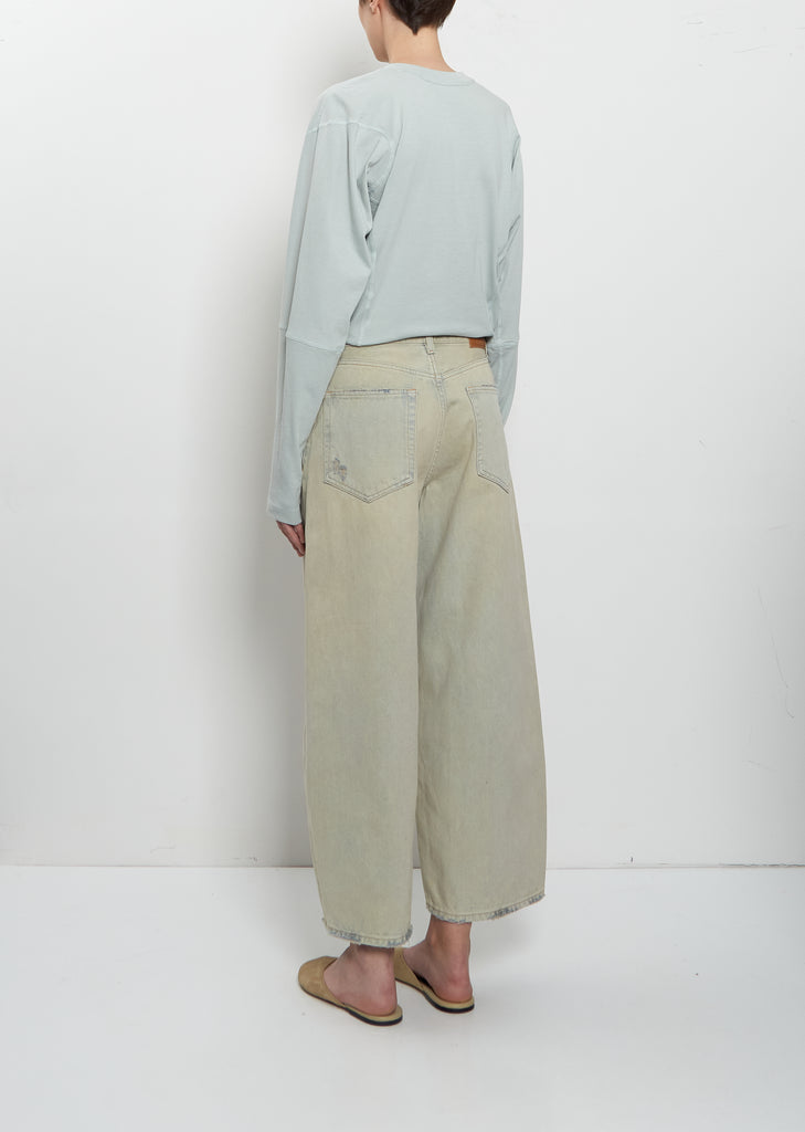 Cropped Roomy — Geyser Blue