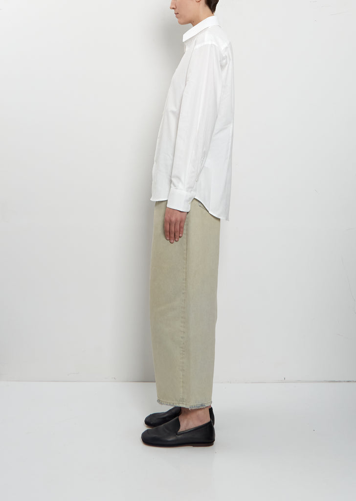 Dress Cotton Shirt — Optic White