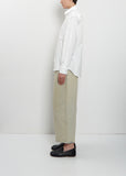 Dress Cotton Shirt — Optic White
