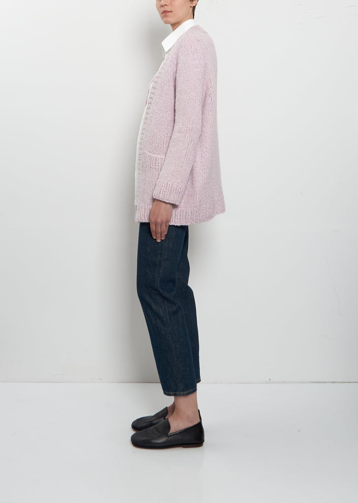 Claude Cashmere Silk Open Cardigan