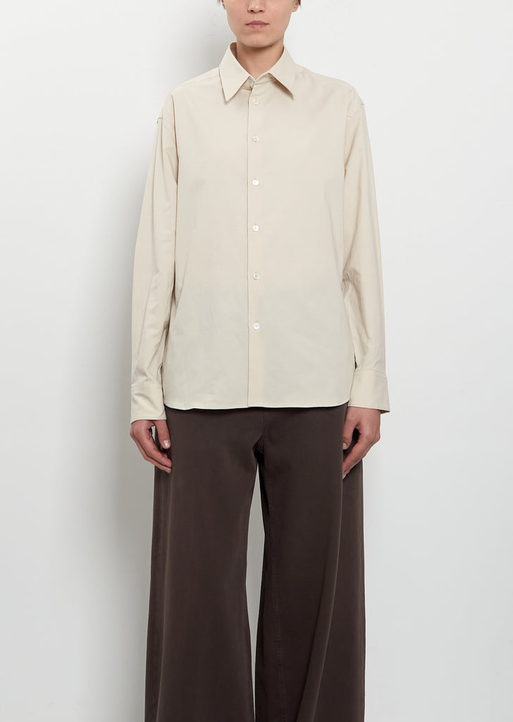 Dress Cotton Shirt — Blonde