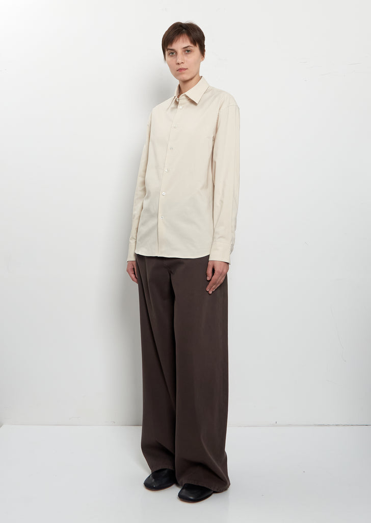 Dress Cotton Shirt — Blonde