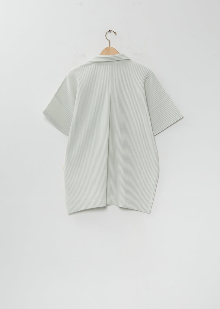 Pleated Short Sleeve Shirt