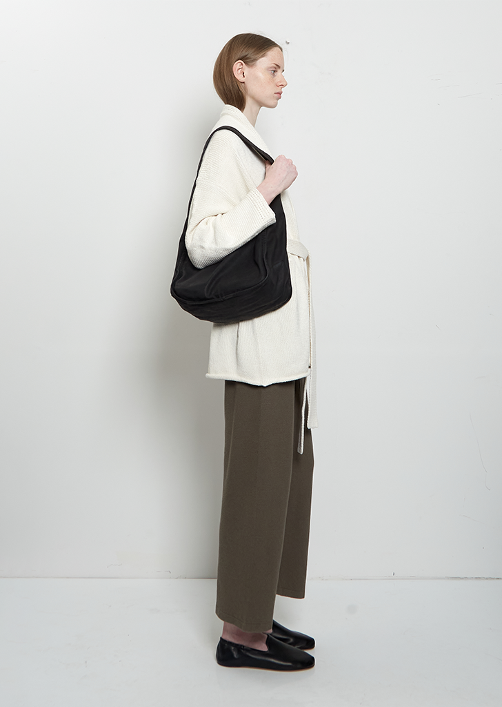 Hobo leather Bag — Black