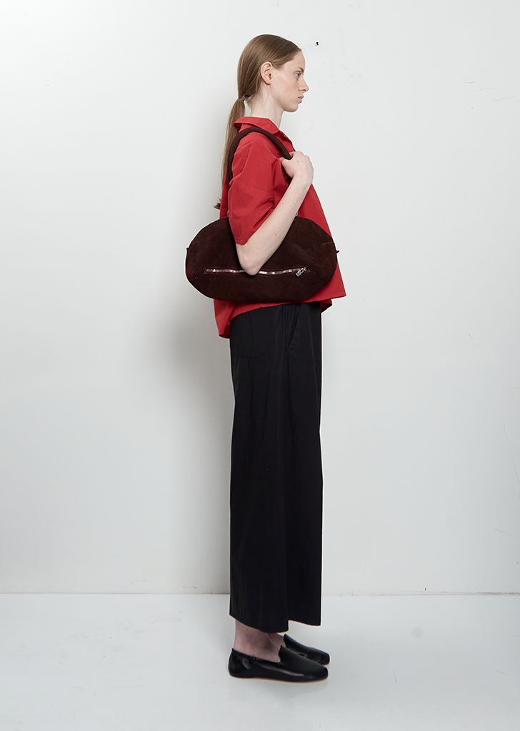 Shoulder Suede Bag, Medium