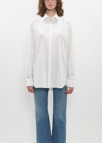 Slim Long Shirt — White