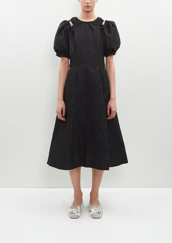 Puff Sleeve Shoulder Dress