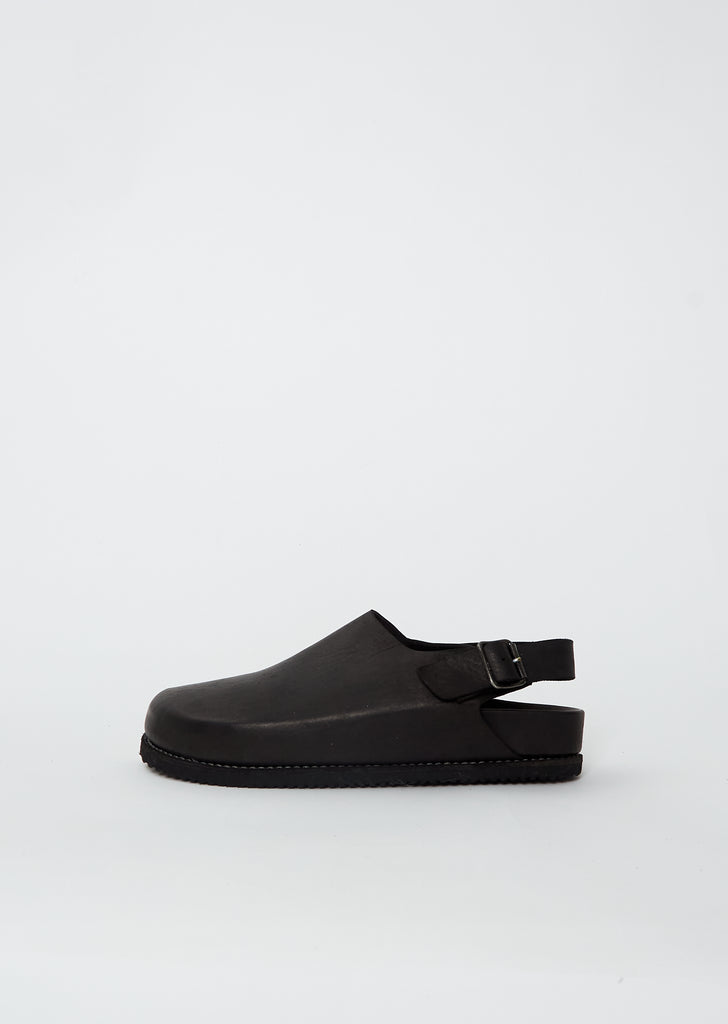 Leather Sling Back Sandal
