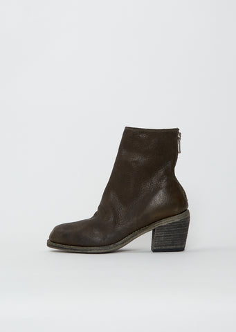 Cuban Heel Leather Boot