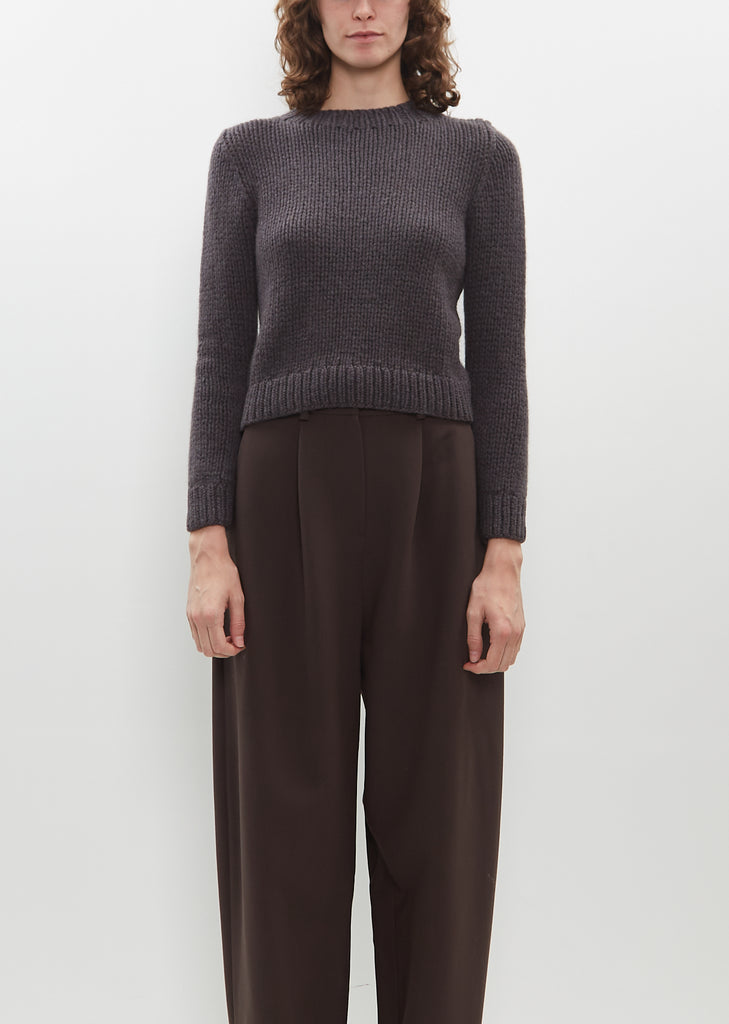 Giny Cashmere Sweater — Dark Taupe