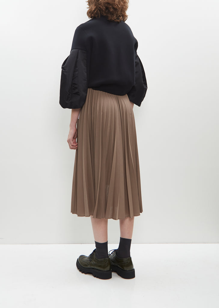 Suiting x Wool Melton Skirt