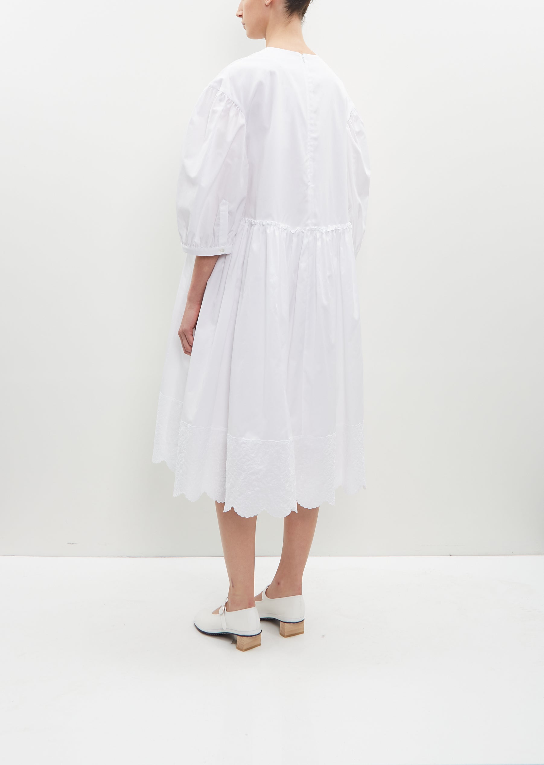 smock dress cotton Puff Sleeve Cotton Smock Dress – La Garçonne