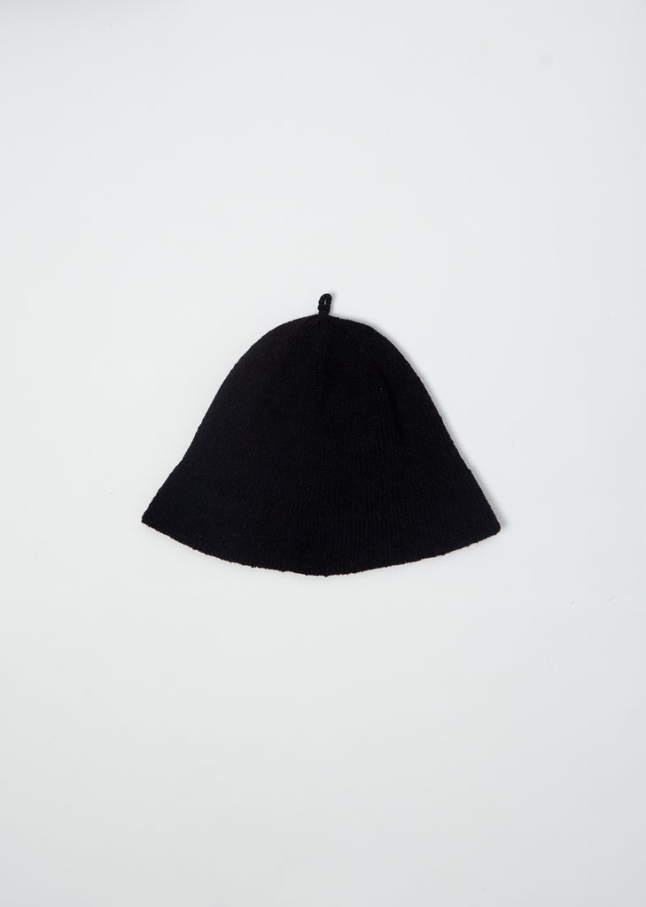 Kae Cotton Linen Hat — Black