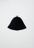 Kae Cotton Linen Hat — Black