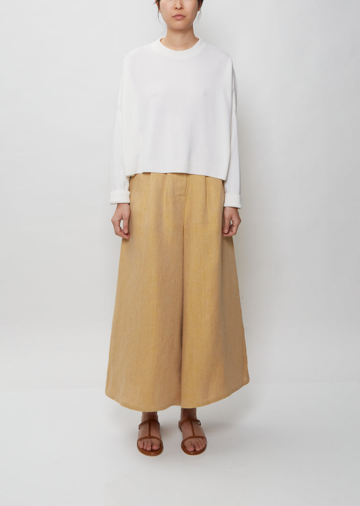 Cashmere Chunky Sweater — White