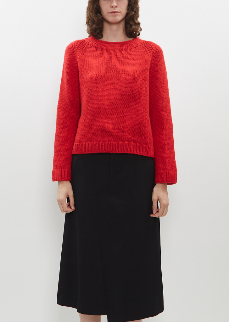 Pepper Cashmere Sweater — Tomato