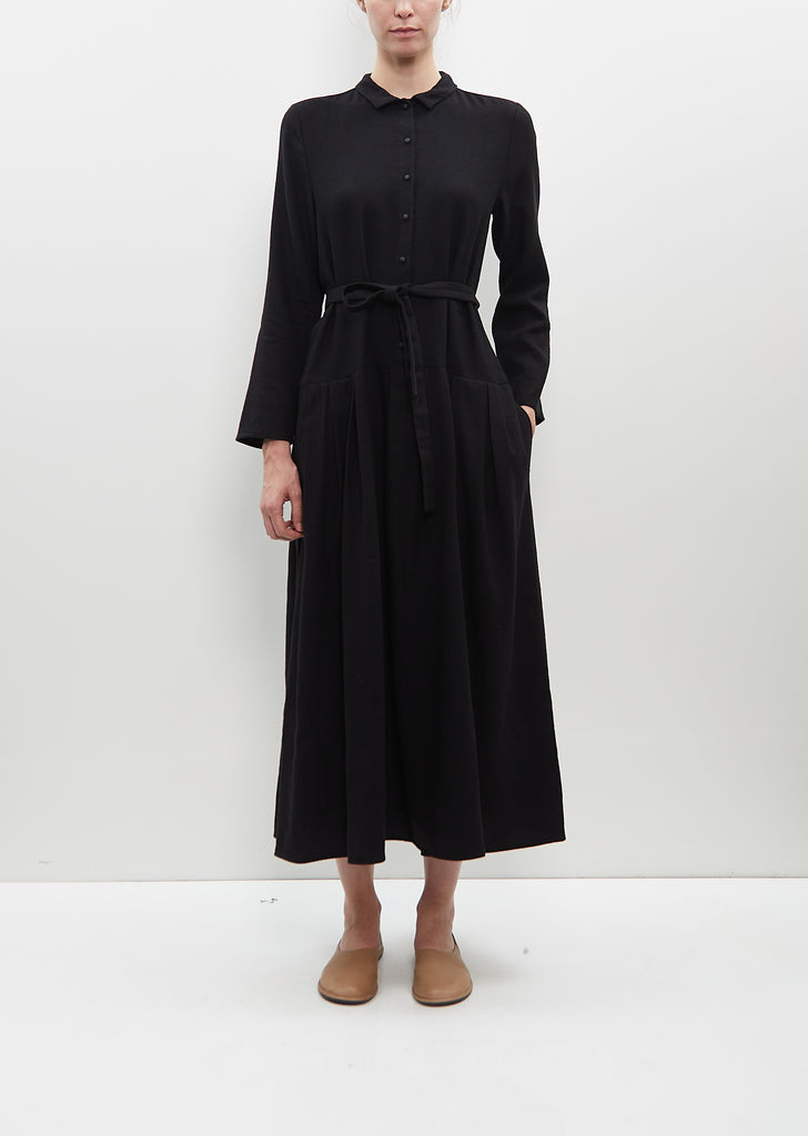 Linen and Cashmere Wool Dress