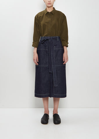 Mia Cotton Denim Skirt