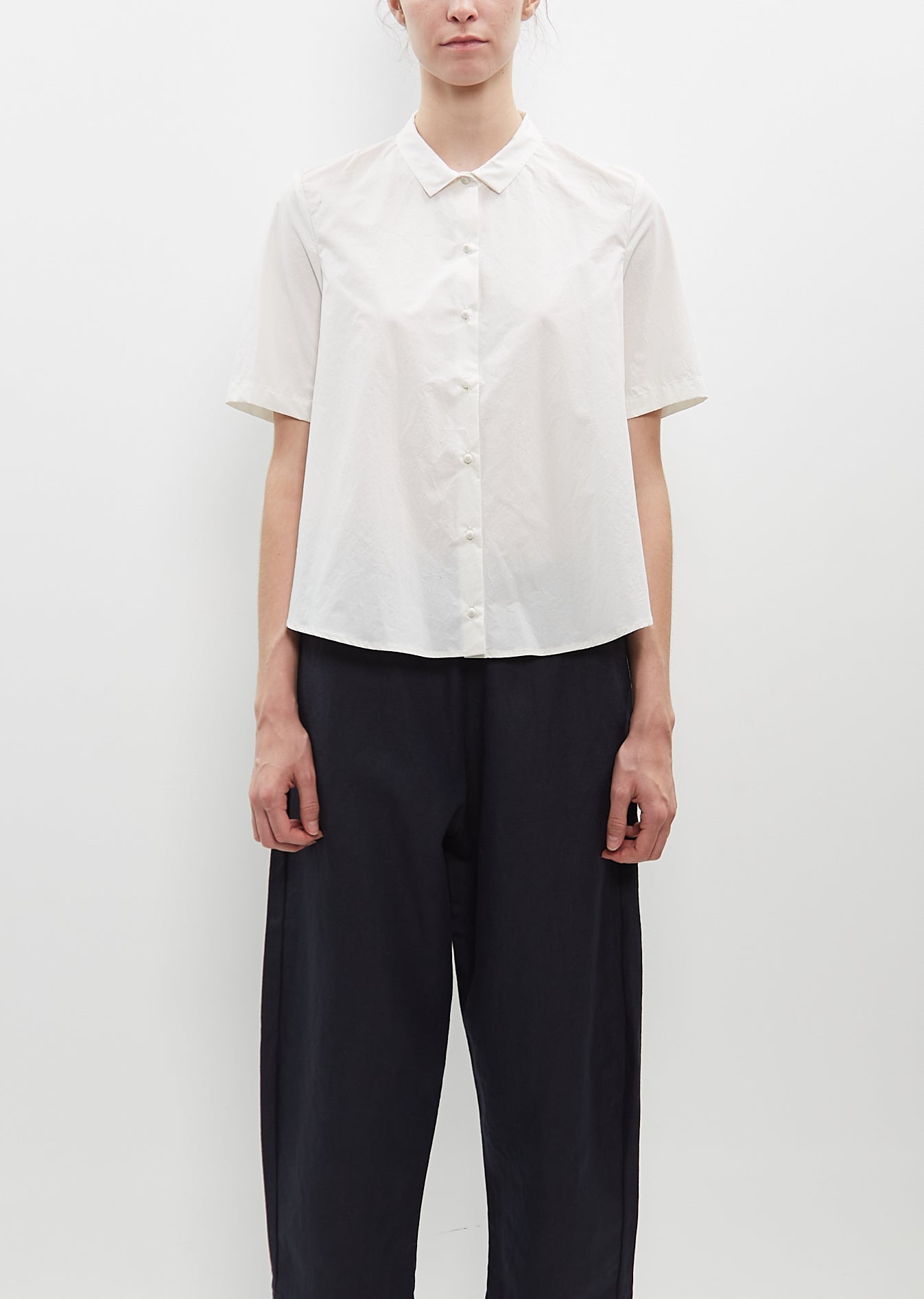Washed Popeline Shirt – La Garçonne