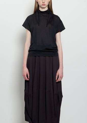 Short Sleeve Foulard Top