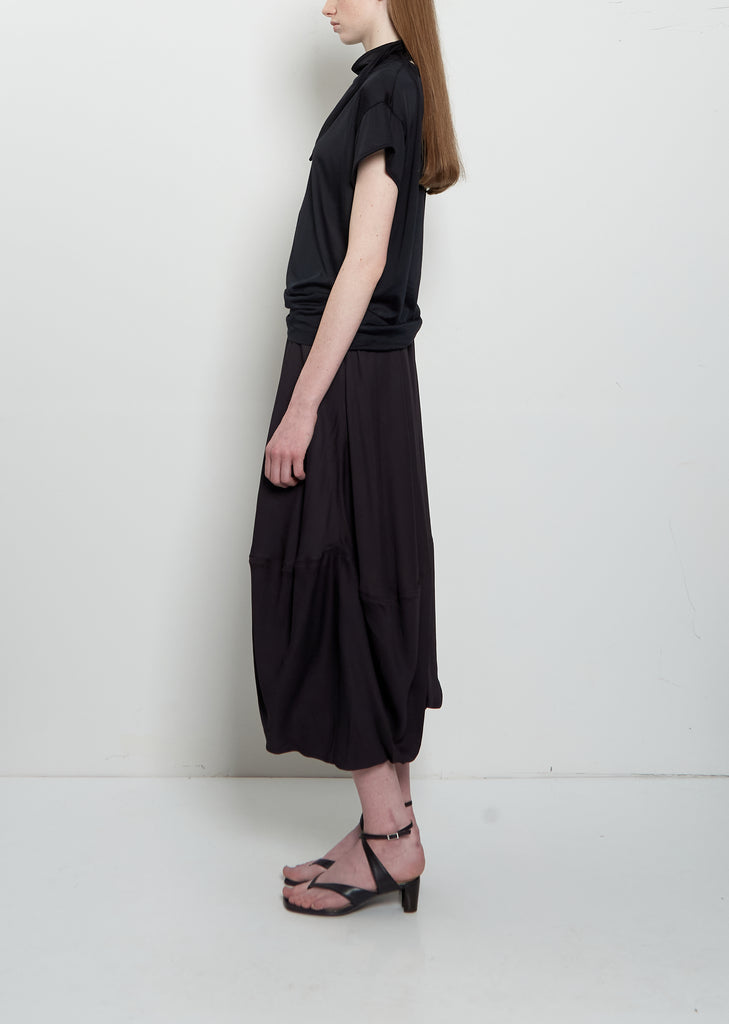 Short Sleeve Foulard Top