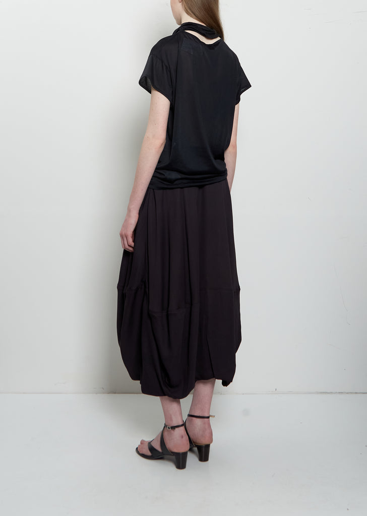 Short Sleeve Foulard Top