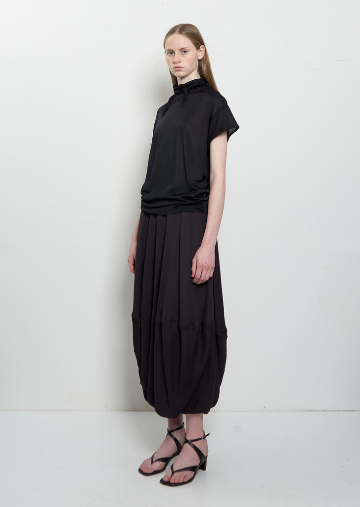 Short Sleeve Foulard Top