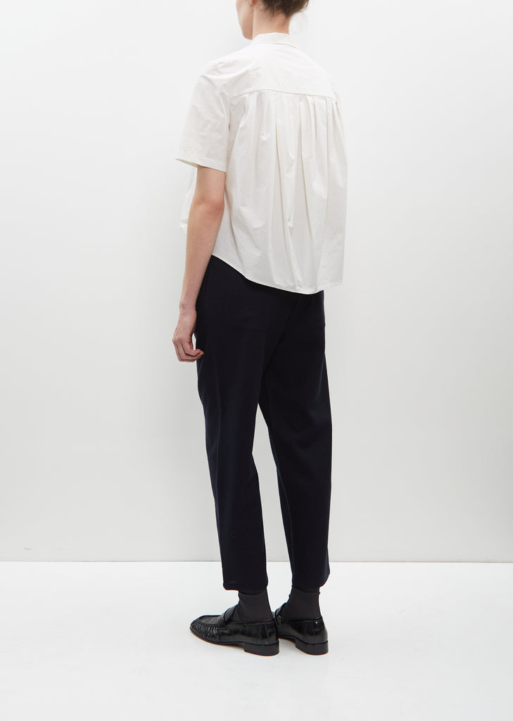 Plain Wool Trousers — Night