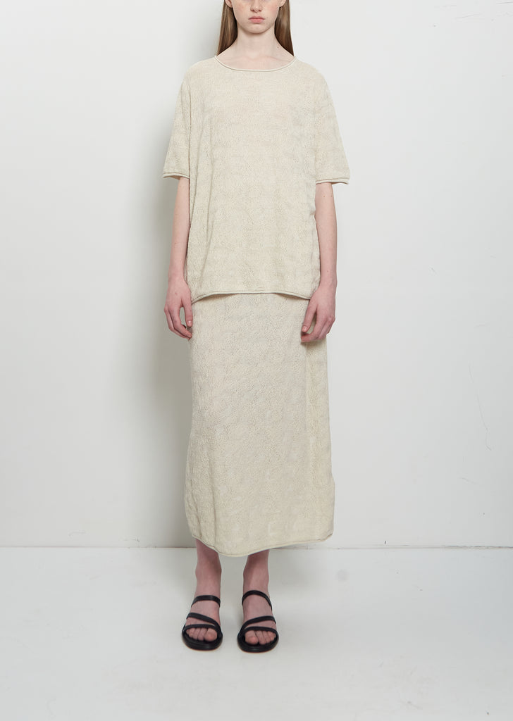 Terra Pima Cotton Knit Skirt