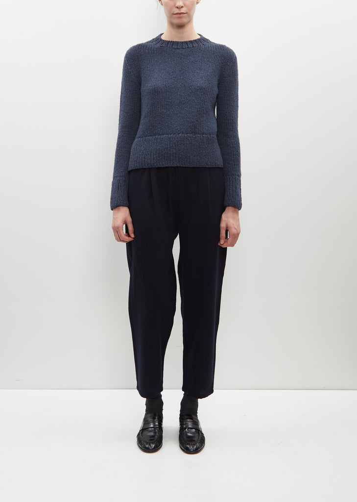 Tinka Cashmere Sweater — Dark Denim