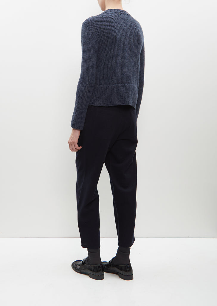 Tinka Cashmere Sweater — Dark Denim