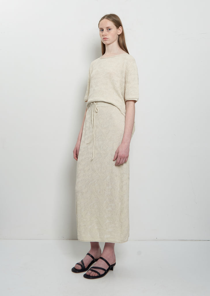 Terra Pima Cotton Knit Skirt